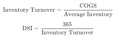 DSI formula
